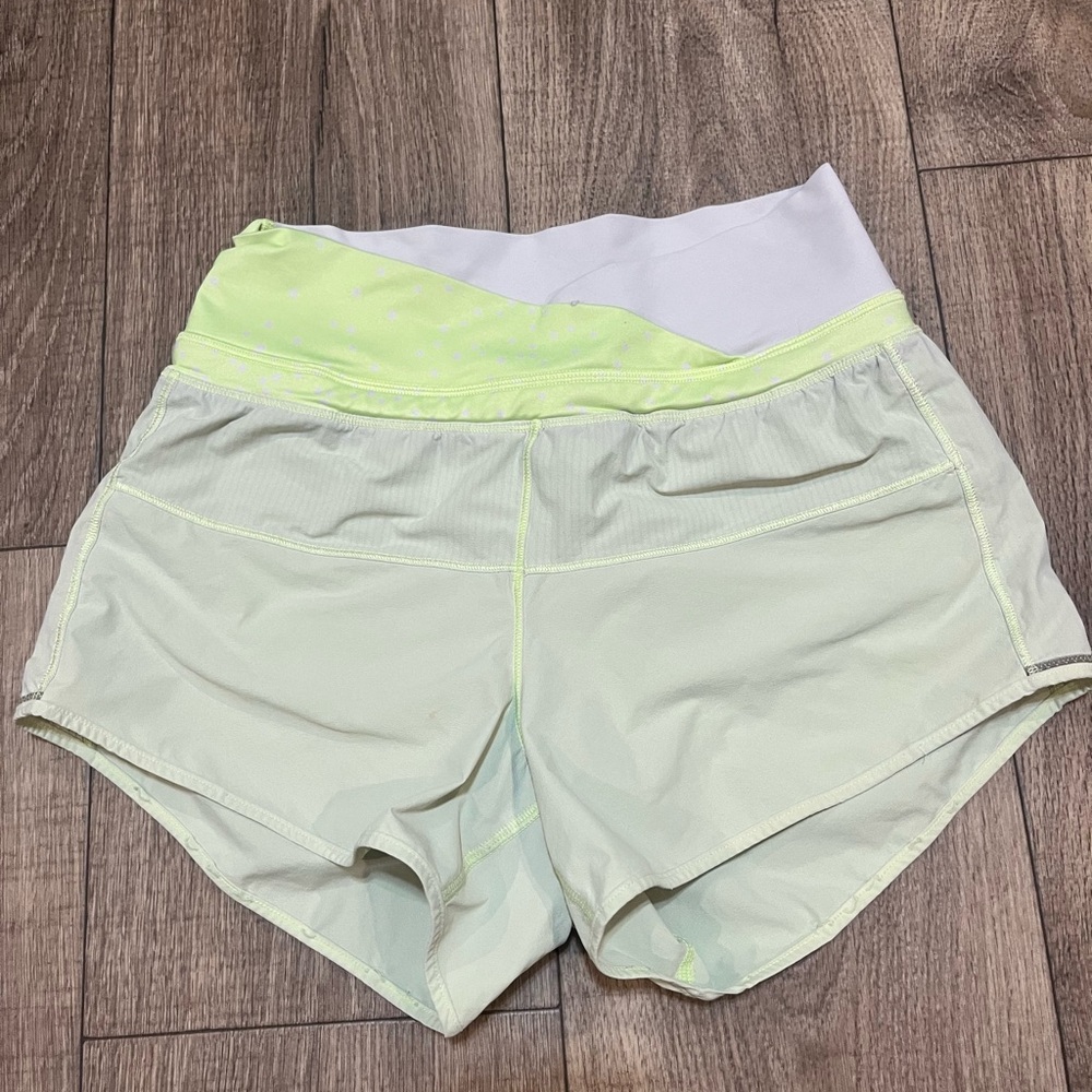 Lululemon Athletica Lime Green Athletic Shorts